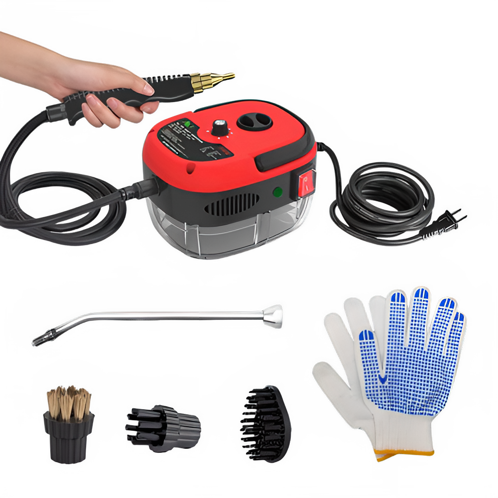 2500W Portable Handheld Steam Cleaner High Temperature Pressurized Steam Cleaning Machine for Kitchen Furniture Bathroom Car