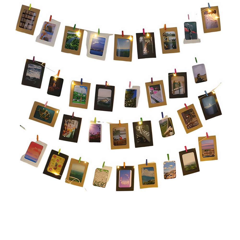 LED Photo Clip String Lights - 10M 40LED USB Powered Fairy Lights