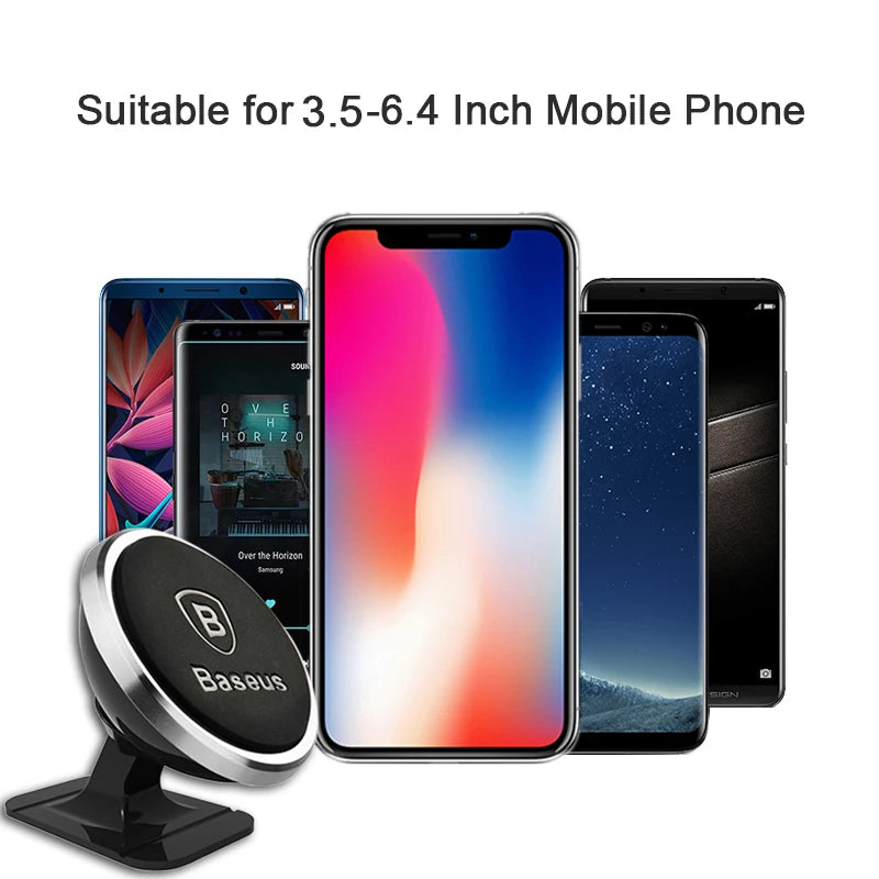 Magnetic Car Phone Holder - Universal Mount for iPhone & Android - Image 3