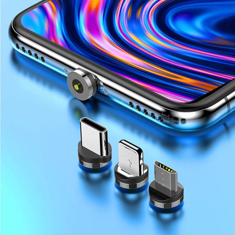9-Piece Magnetic Charging Cable Adapter Set - 360 Rotation Tips - Image 5