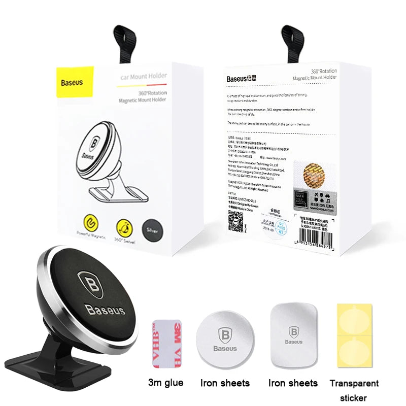 Magnetic Car Phone Holder - Universal Mount for iPhone & Android - Image 5
