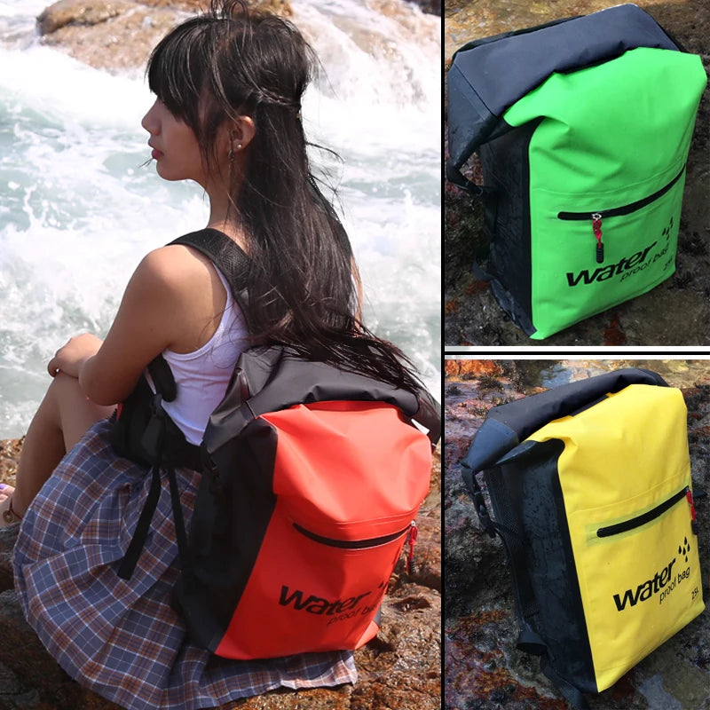 25L Waterproof Dry Bag - Swimming, Kayaking, Camping & Travel Backpack - Image 4