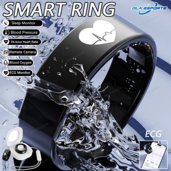 ECG Smart Ring for Men & Women BP, SpO2 & Heart Rate Monitor | 5ATM Waterproof