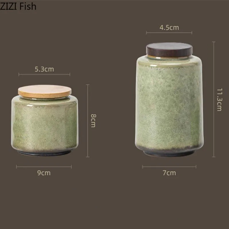 Chinese Vintage Ceramic Tea Can Sealed Storage Jar for Pu'er, Tie Guan Yin & Tea Ceremony - Image 4