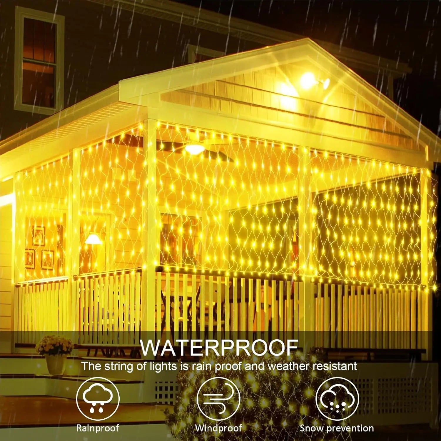 Solar Powered Mesh Wrap lights - Image 4