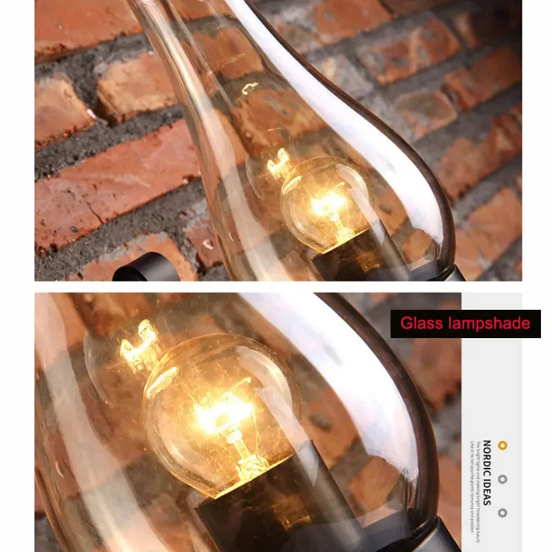 Retro Loft Wall Lamp - Vintage Industrial Sconce for Bedroom, Living Room & Cafe - Image 5