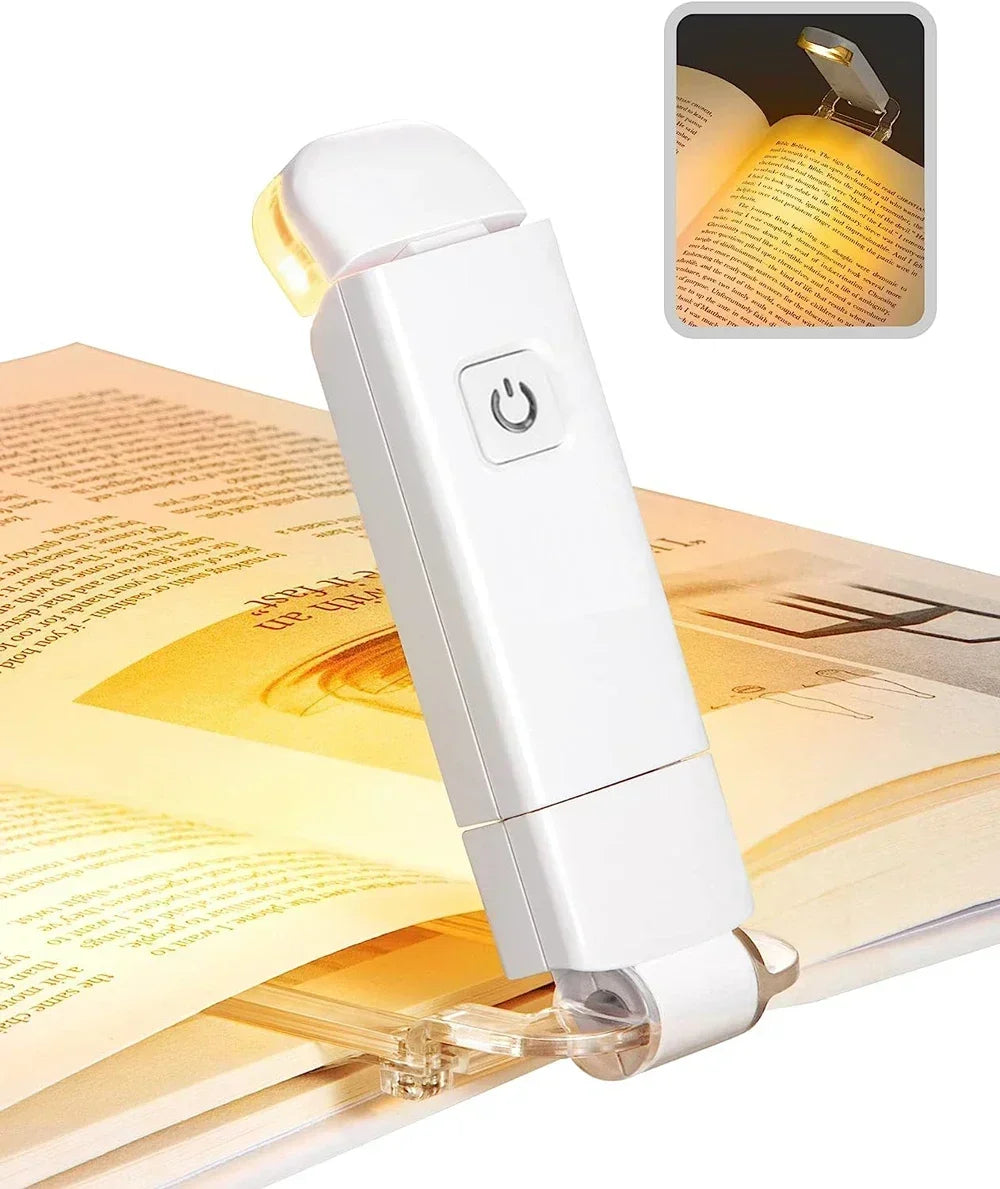 3D LED Book Light - USB Rechargeable Foldable Desk Lamp with Magnetic Design - Image 7