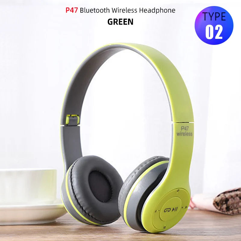 Foldable Bluetooth Headphones - HiFi Wireless Over-Ear Sports Headset with Mic - Image 9