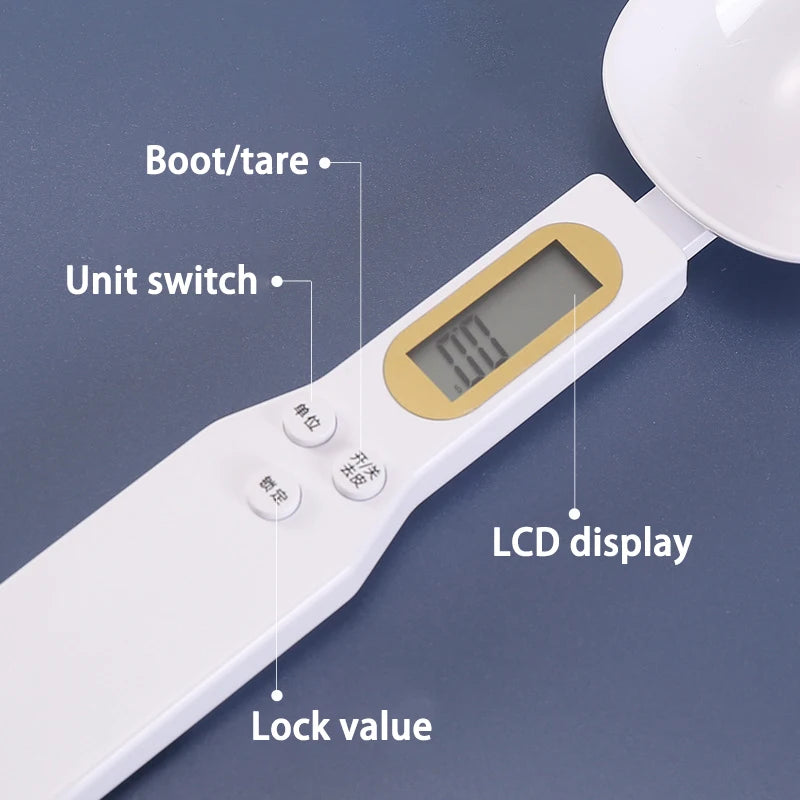 Digital Spoon Scale High Precision 500g/0.1g LCD Measuring Spoon for Baking & Coffee - Image 3