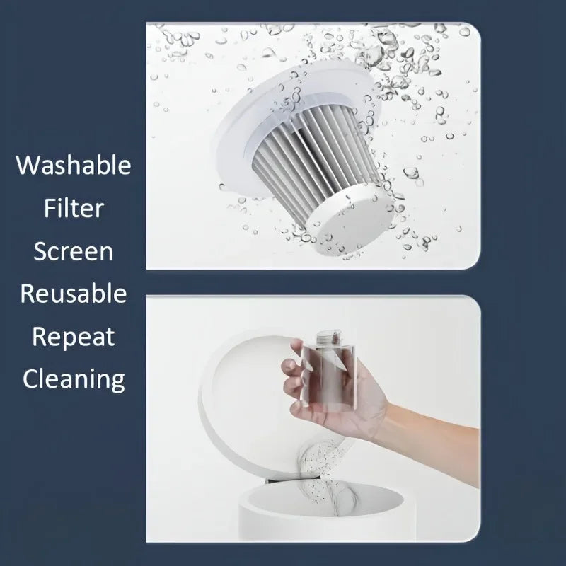Compact Wireless Car Vacuum - USB Rechargeable Handheld Cleaner - Image 5