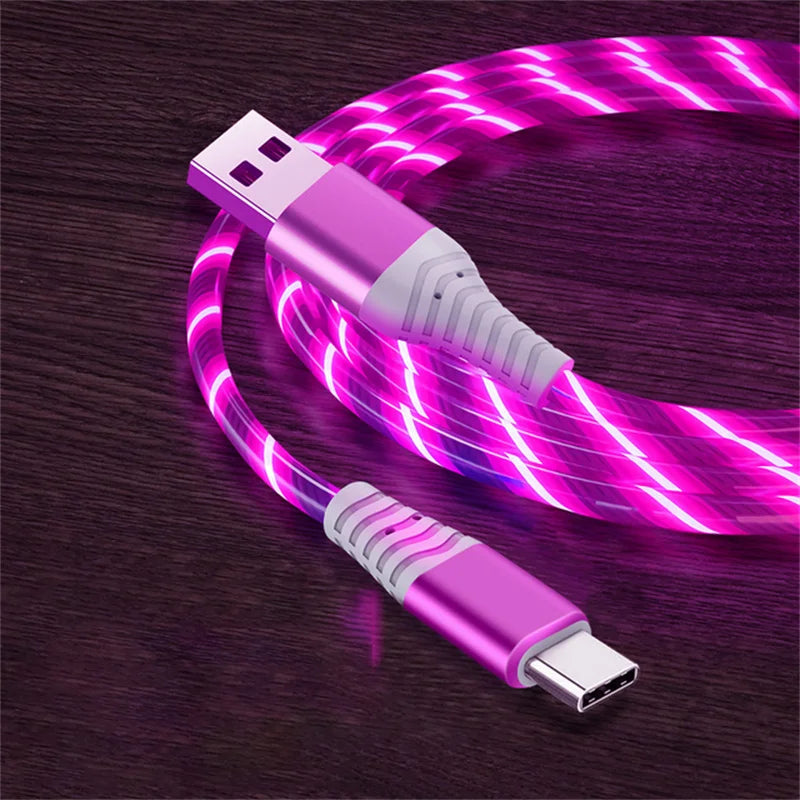 LED Light-Up Fast Charging Cable - USB Type C & Micro USB - Image 7