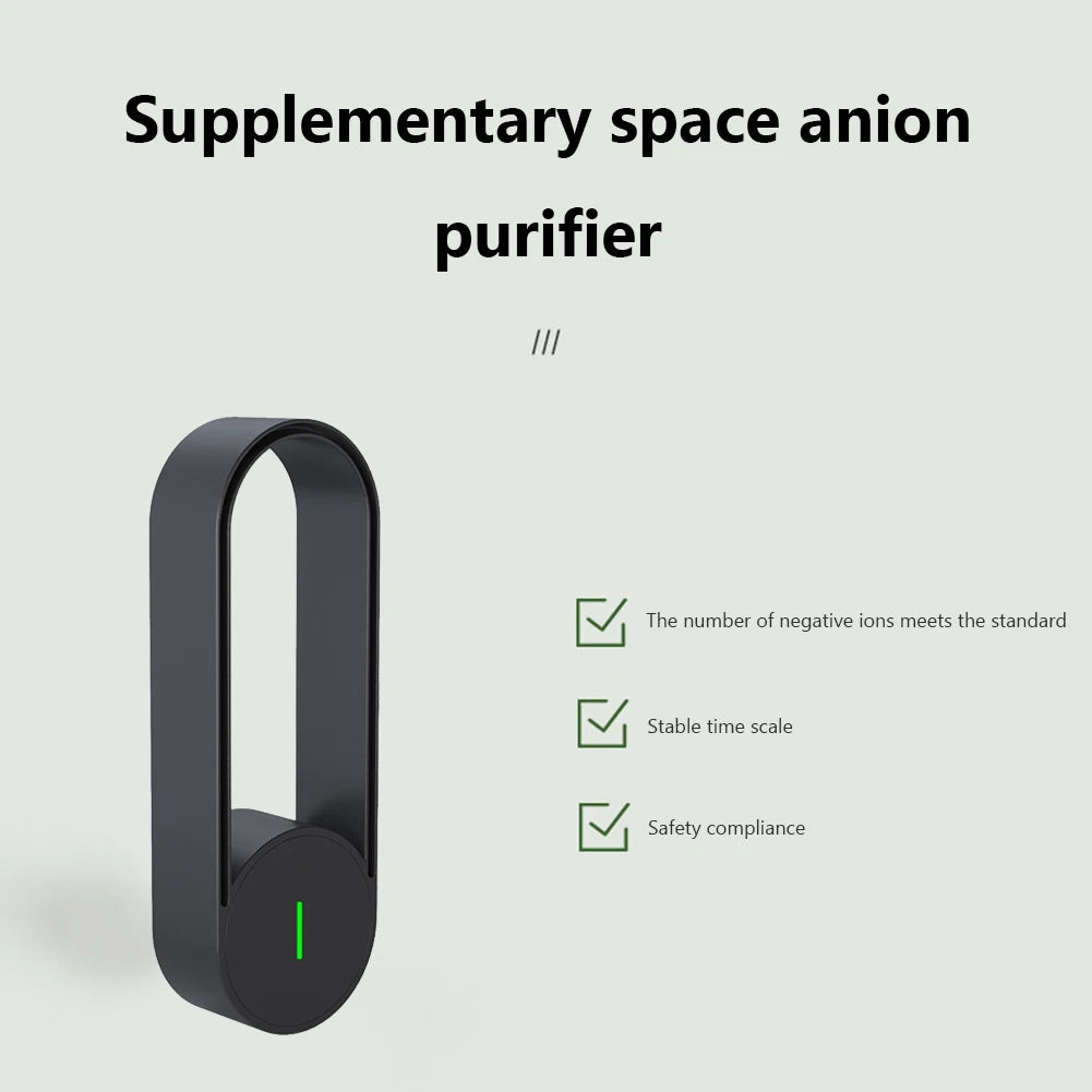 USB Negative Ion Air Purifier Portable Air Freshener & Odor Remover for Home, Car & Office - Image 5