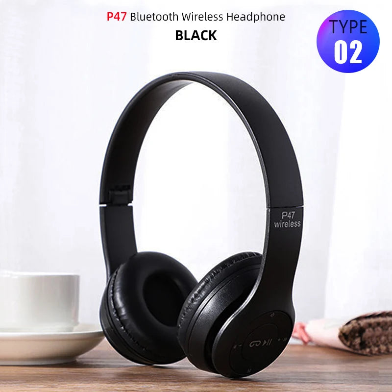 Foldable Bluetooth Headphones - HiFi Wireless Over-Ear Sports Headset with Mic - Image 13