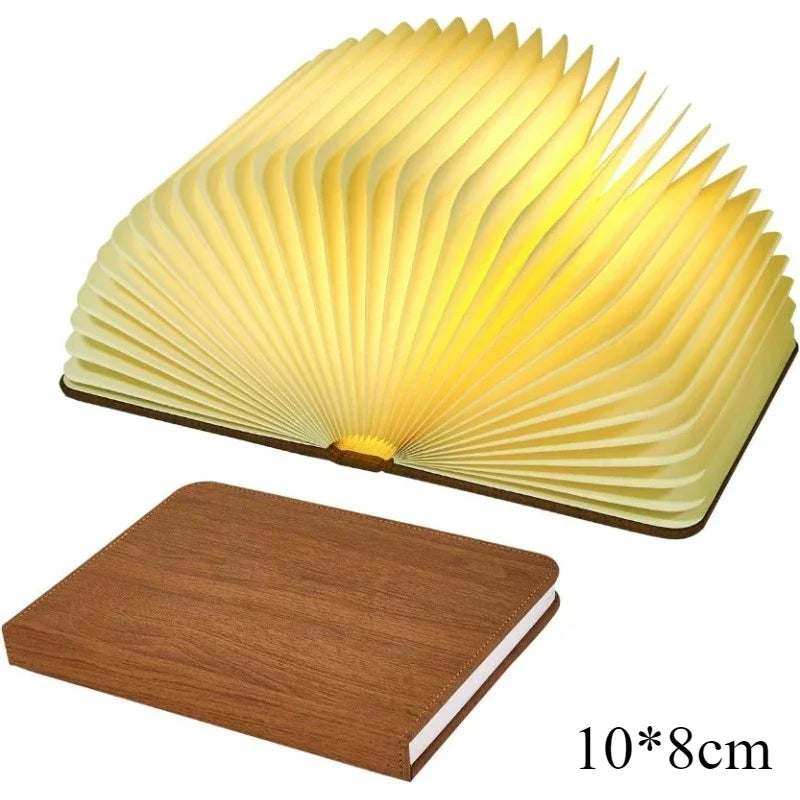 3D LED Book Light - USB Rechargeable Foldable Desk Lamp with Magnetic Design - Image 6