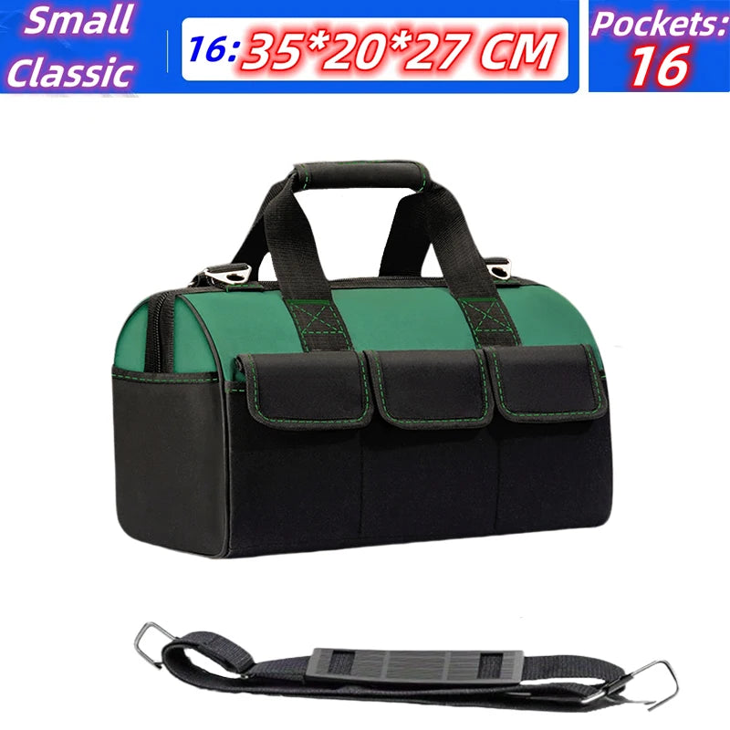 Heavy Duty Tool Bag | 1680D Oxford Waterproof Wear-Resistant Electrician Storage Toolkit | 13"23" - Image 11