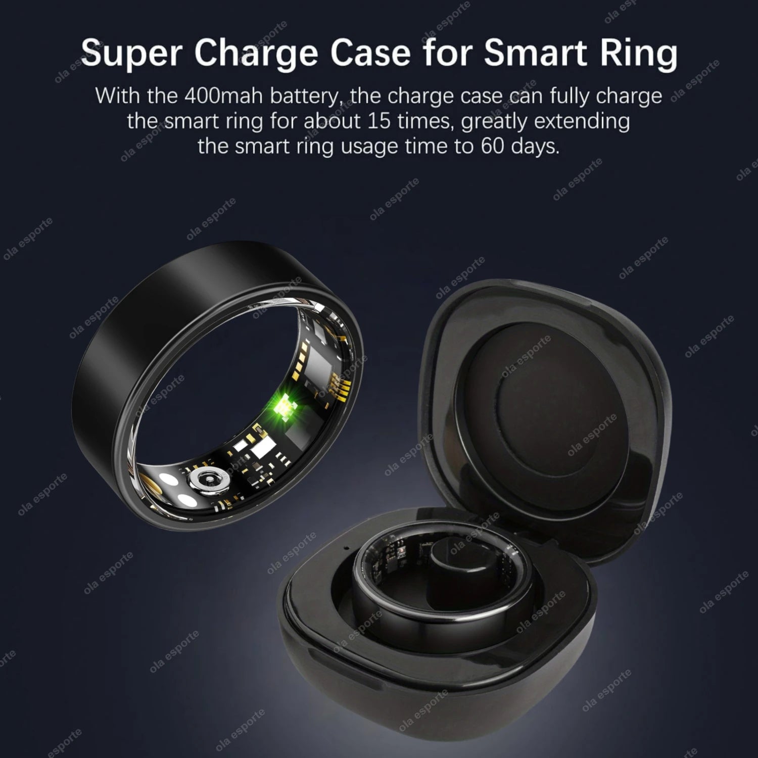 Smart Ring for Men & Women Blood Pressure, Blood Oxygen & Heart Rate Monitor - Image 4