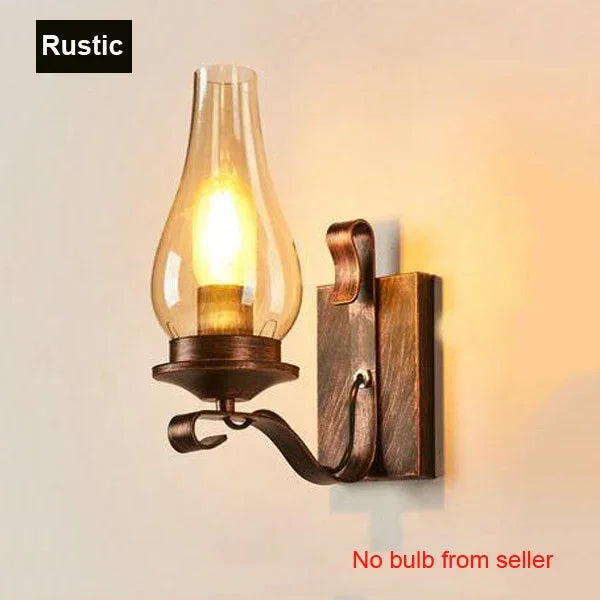 Retro Loft Wall Lamp - Vintage Industrial Sconce for Bedroom, Living Room & Cafe - Image 6