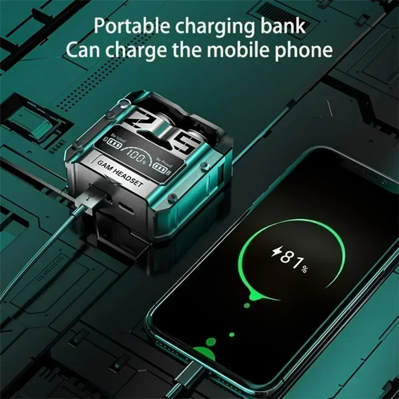 M25 TWS Wireless Earbuds - Bluetooth Touch Control Waterproof Earphones - Image 6
