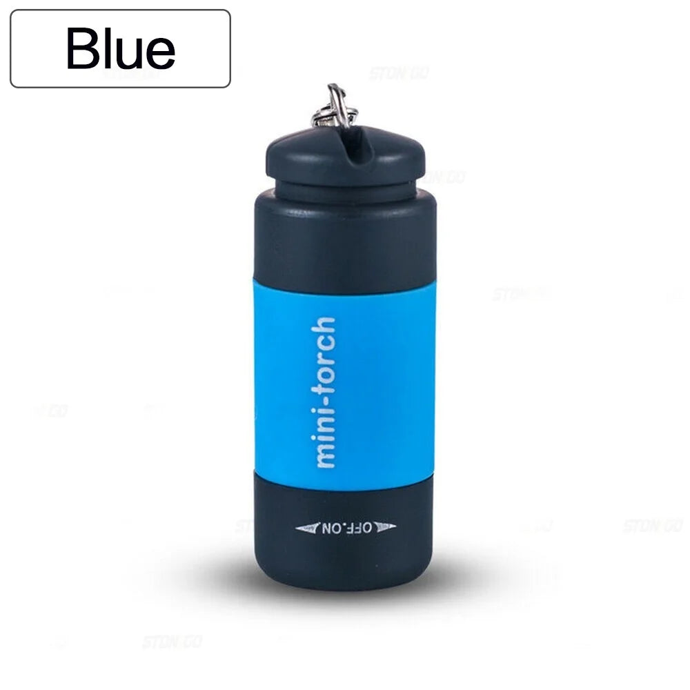 Waterproof USB Rechargeable Keychain Flashlight - Mini LED Pocket Torch - Image 7