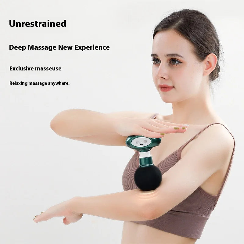 Mini Wireless Fascia Massage Gun Handheld Deep Tissue Muscle Massager - Image 2