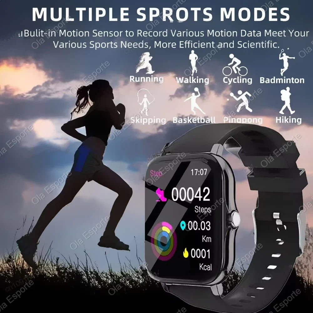 Smart Watch with Bluetooth Calling - 2.01" Display with Health Monitoring - Image 3