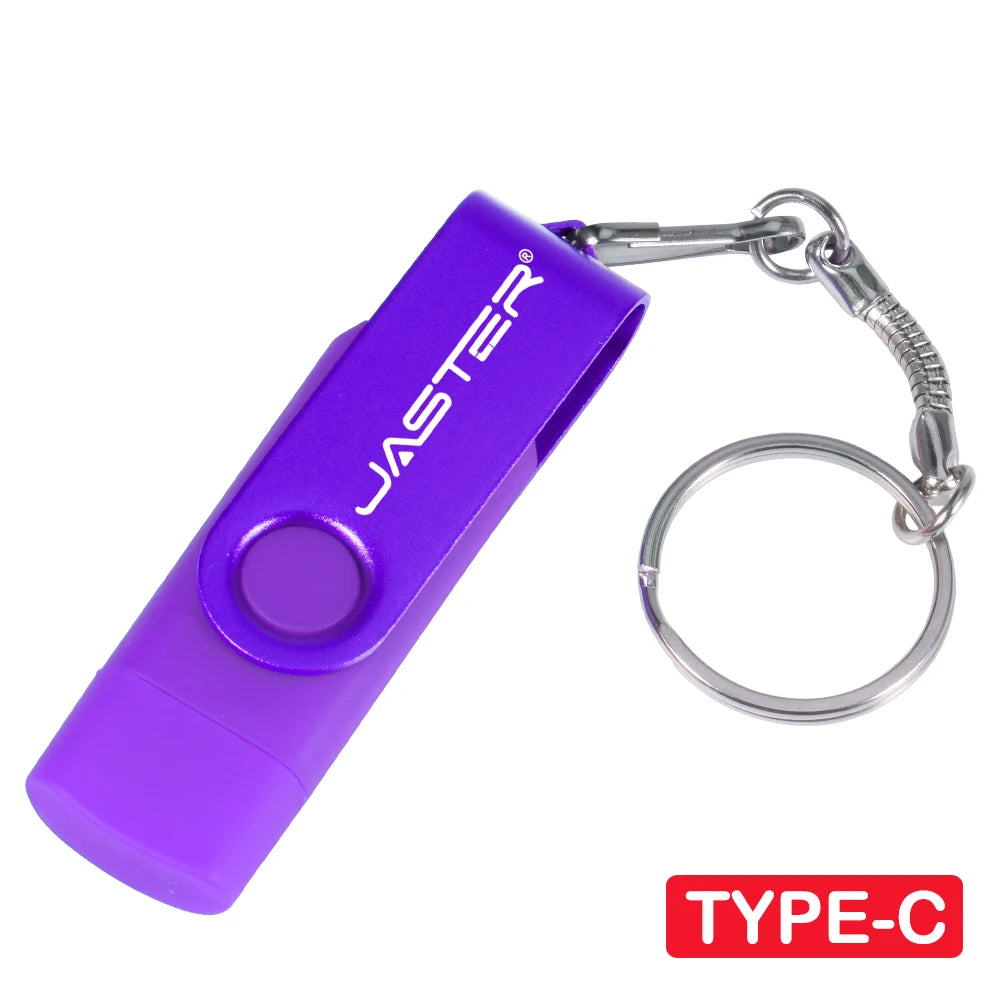 Rotating USB-C OTG Flash Drive - Dual Interface for Android Phone, Tablet & PC - Image 8
