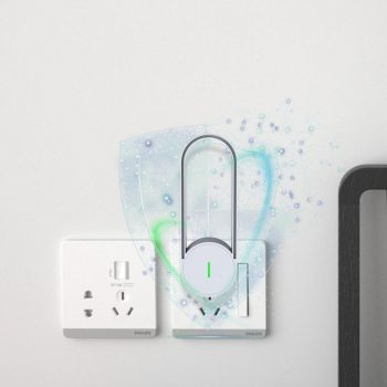 USB Negative Ion Air Purifier Portable Air Freshener & Odor Remover for Home, Car & Office