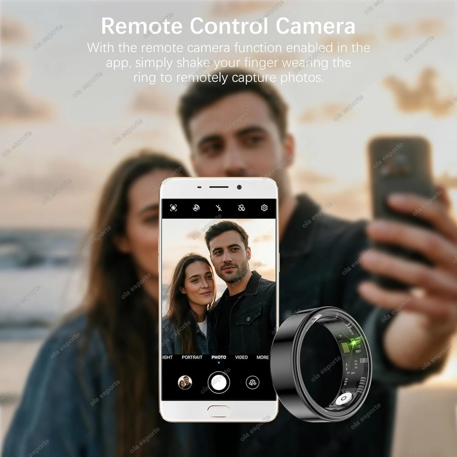 Smart Ring for Men & Women Blood Pressure, Blood Oxygen & Heart Rate Monitor - Image 3