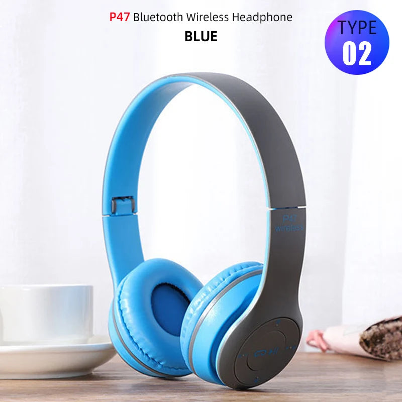 Foldable Bluetooth Headphones - HiFi Wireless Over-Ear Sports Headset with Mic - Image 8