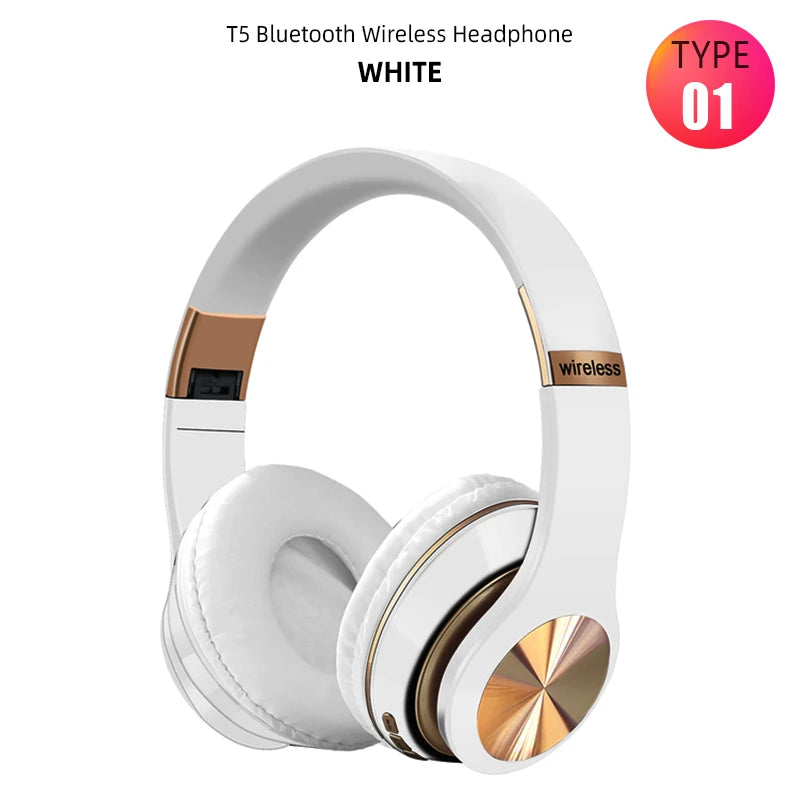 Foldable Bluetooth Headphones - HiFi Wireless Over-Ear Sports Headset with Mic - Image 12
