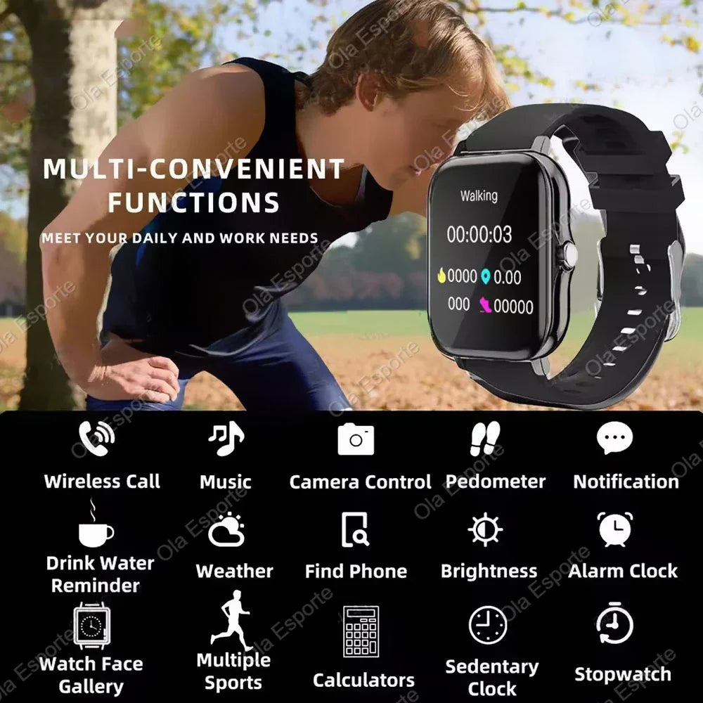 Smart Watch with Bluetooth Calling - 2.01" Display with Health Monitoring - Image 4