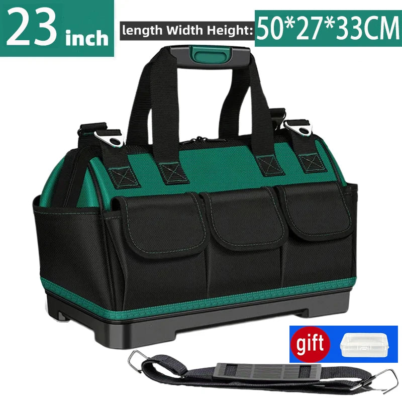 Heavy Duty Tool Bag | 1680D Oxford Waterproof Wear-Resistant Electrician Storage Toolkit | 13"23" - Image 7
