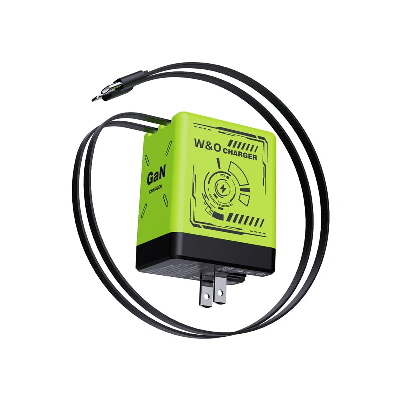 2-in-1 GaN 120W Fast Charger - Retractable USB-C & Lightning Cables for iPhone 16 - Image 13