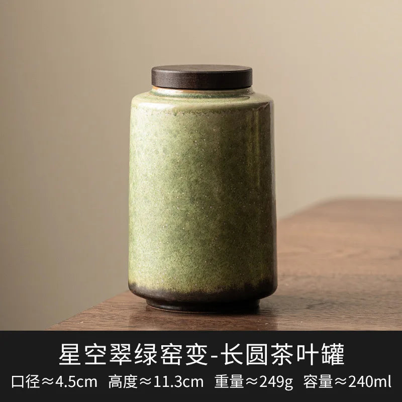 Chinese Vintage Ceramic Tea Can Sealed Storage Jar for Pu'er, Tie Guan Yin & Tea Ceremony - Image 6