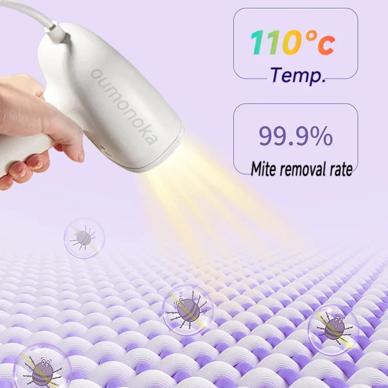 Handheld Garment Steamer - Steam Iron with Mite Removal Technology - Image 4