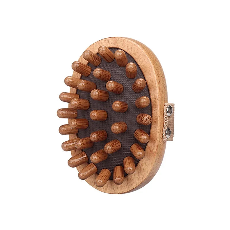 Wooden Air Cushion Scalp & Body Massage Comb | Meridian Massager | Spa & Wellness - Image 7