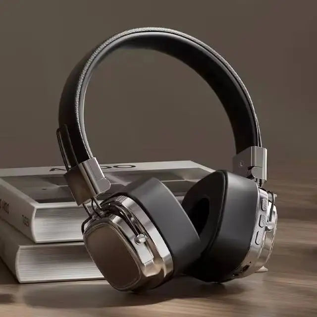 Foldable Bluetooth 5.3 Headphones - Retro Over-Ear Wireless Headset - Image 7