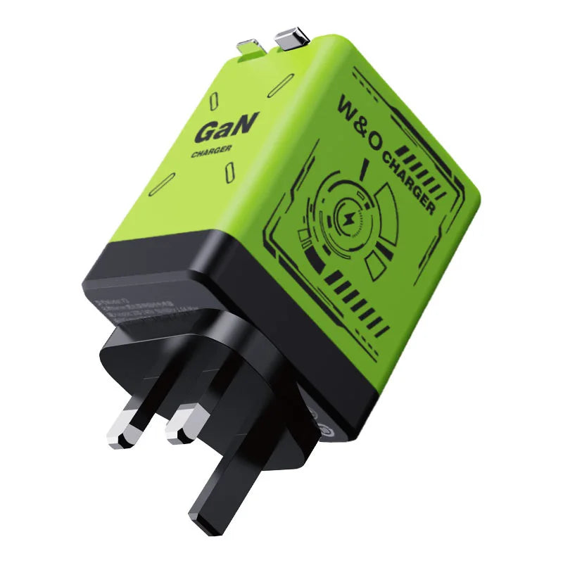 2-in-1 GaN 120W Fast Charger - Retractable USB-C & Lightning Cables for iPhone 16 - Image 7