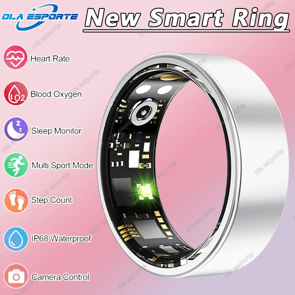 Smart Ring for Men & Women Blood Pressure, Blood Oxygen & Heart Rate Monitor - Image 8