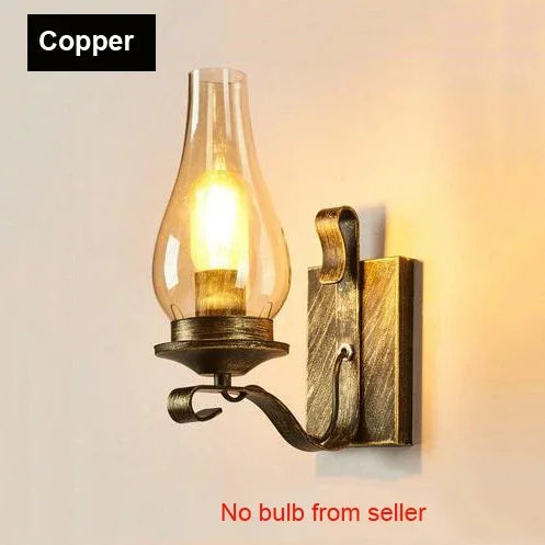 Retro Loft Wall Lamp - Vintage Industrial Sconce for Bedroom, Living Room & Cafe - Image 7