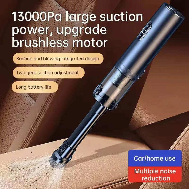 Digital Display Car Vacuum - Brushless Cordless Cleaner with LED - Image 5