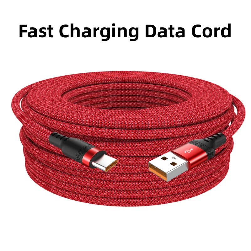 USB-C Extended Fast Charging Cable - 6A Super Charge 3M/10ft - Image 7