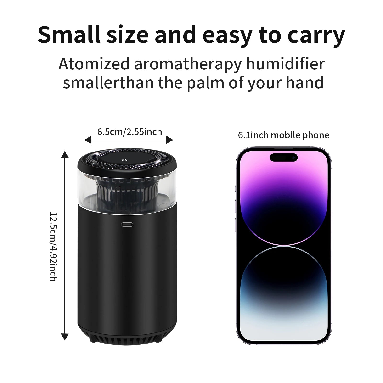 Smart Car Aromatherapy Diffuser - Air Purifier with Atmosphere Light & Perfume Spray - Image 6