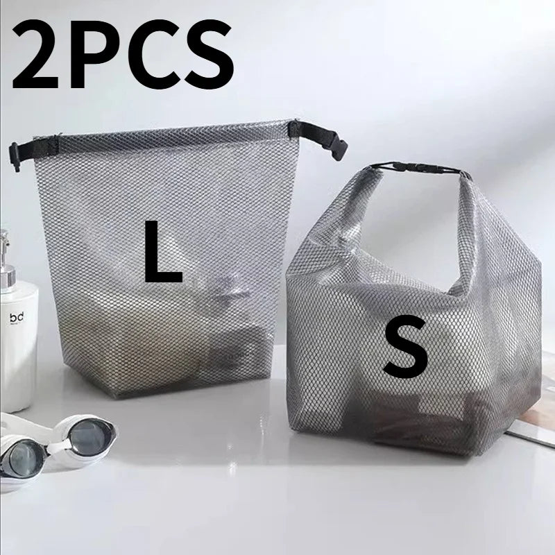 Waterproof PVC Storage Bag for Men | Portable Sealing Bag for Swimming, Gym & Travel | S / L / 2-Pack - Image 6