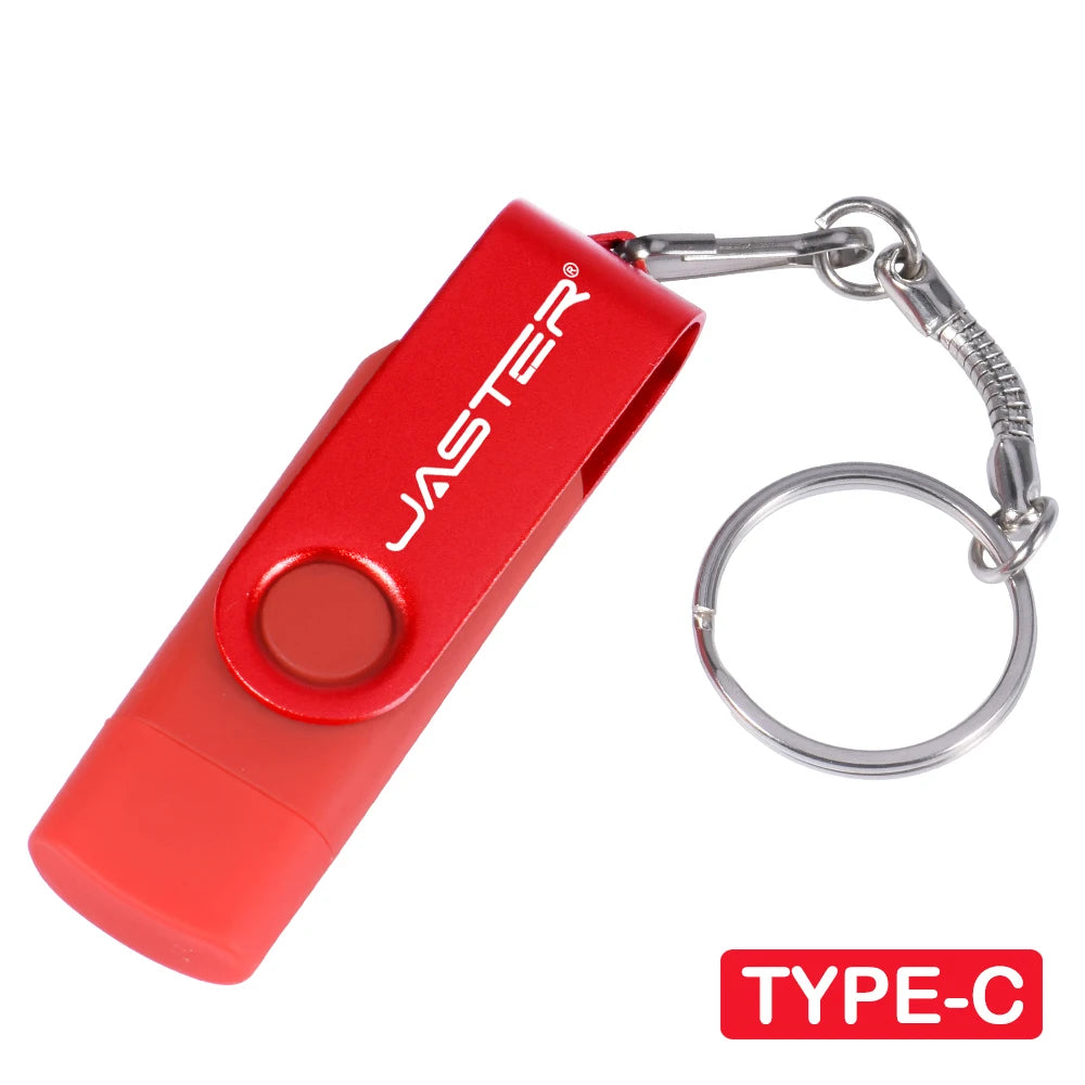 Rotating USB-C OTG Flash Drive - Dual Interface for Android Phone, Tablet & PC - Image 6