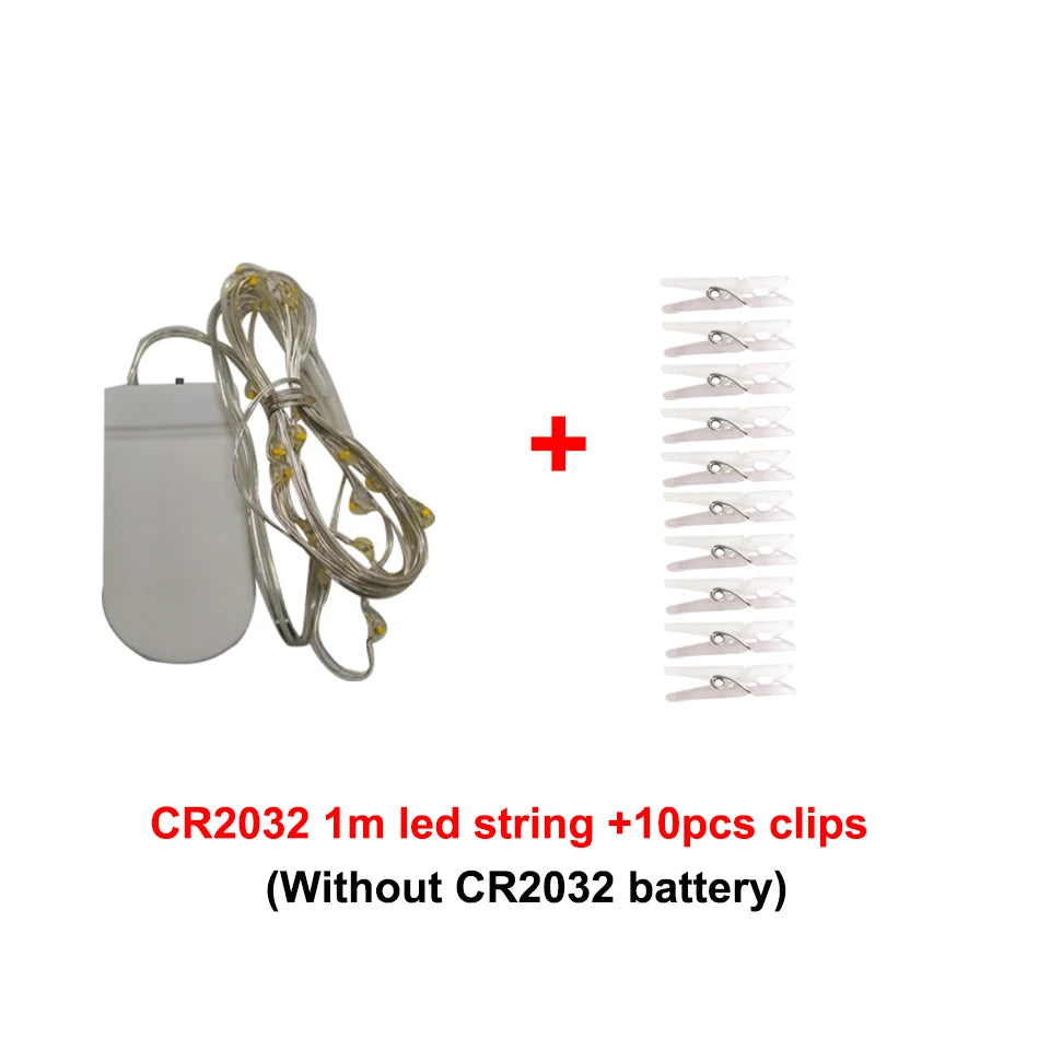 LED Photo Clip String Lights - 10M 40LED USB Powered Fairy Lights - Image 14
