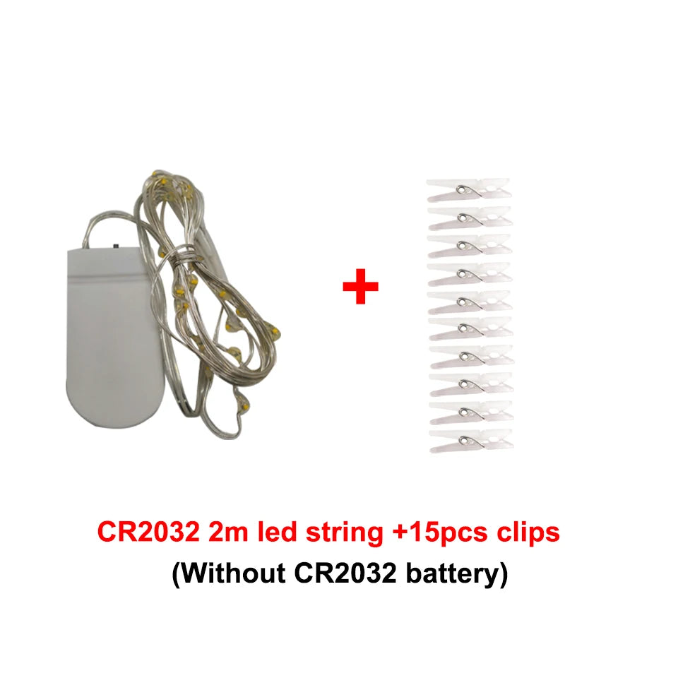 LED Photo Clip String Lights - 10M 40LED USB Powered Fairy Lights - Image 12