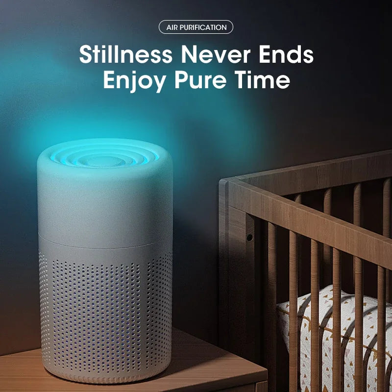H13 HEPA Air Purifier with Aromatherapy 360 USB-C Purifier for Home, Car & Office - Image 5