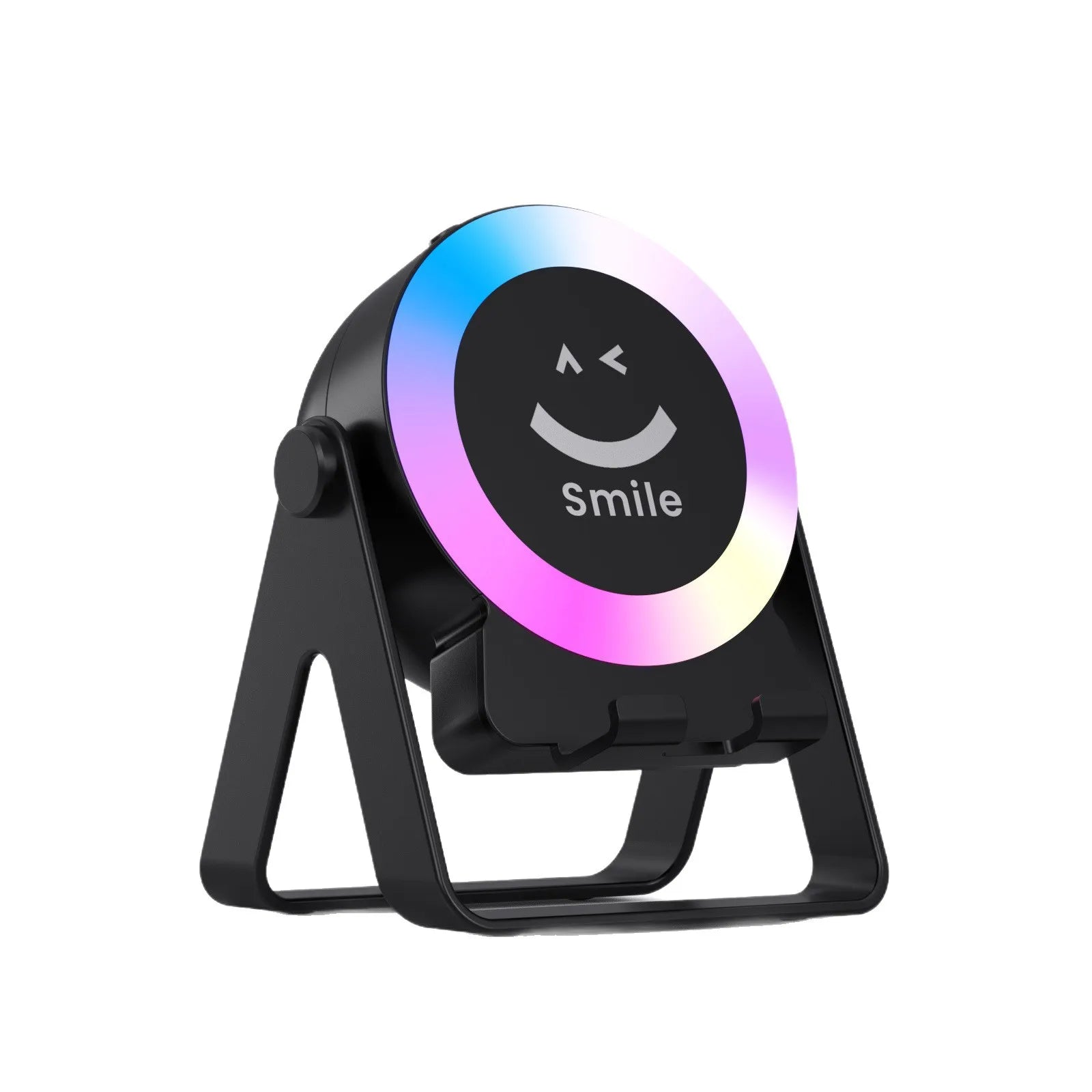 4-in-1 Wireless Charging Speaker Stand - Bluetooth Audio with 360 Rotation & LED Light - Image 6