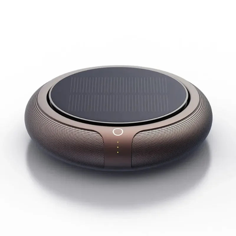 Solar Car Air Purifier HEPA + Activated Carbon, Negative Ion, USB Rechargeable for Car & Home - Image 6